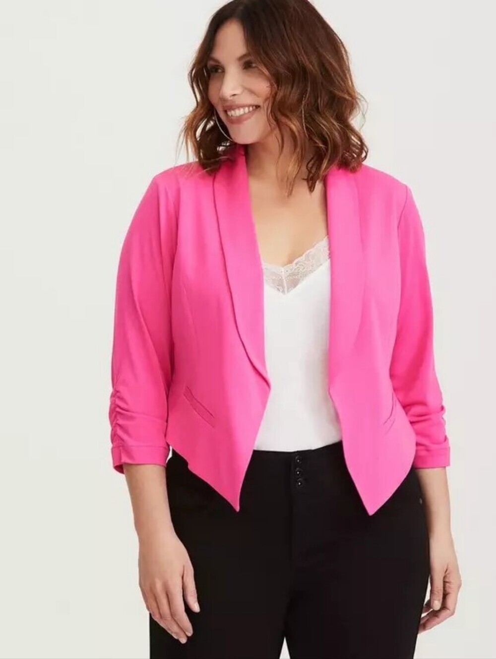 Torrid Barbie Pink Blazer Jacket 4X